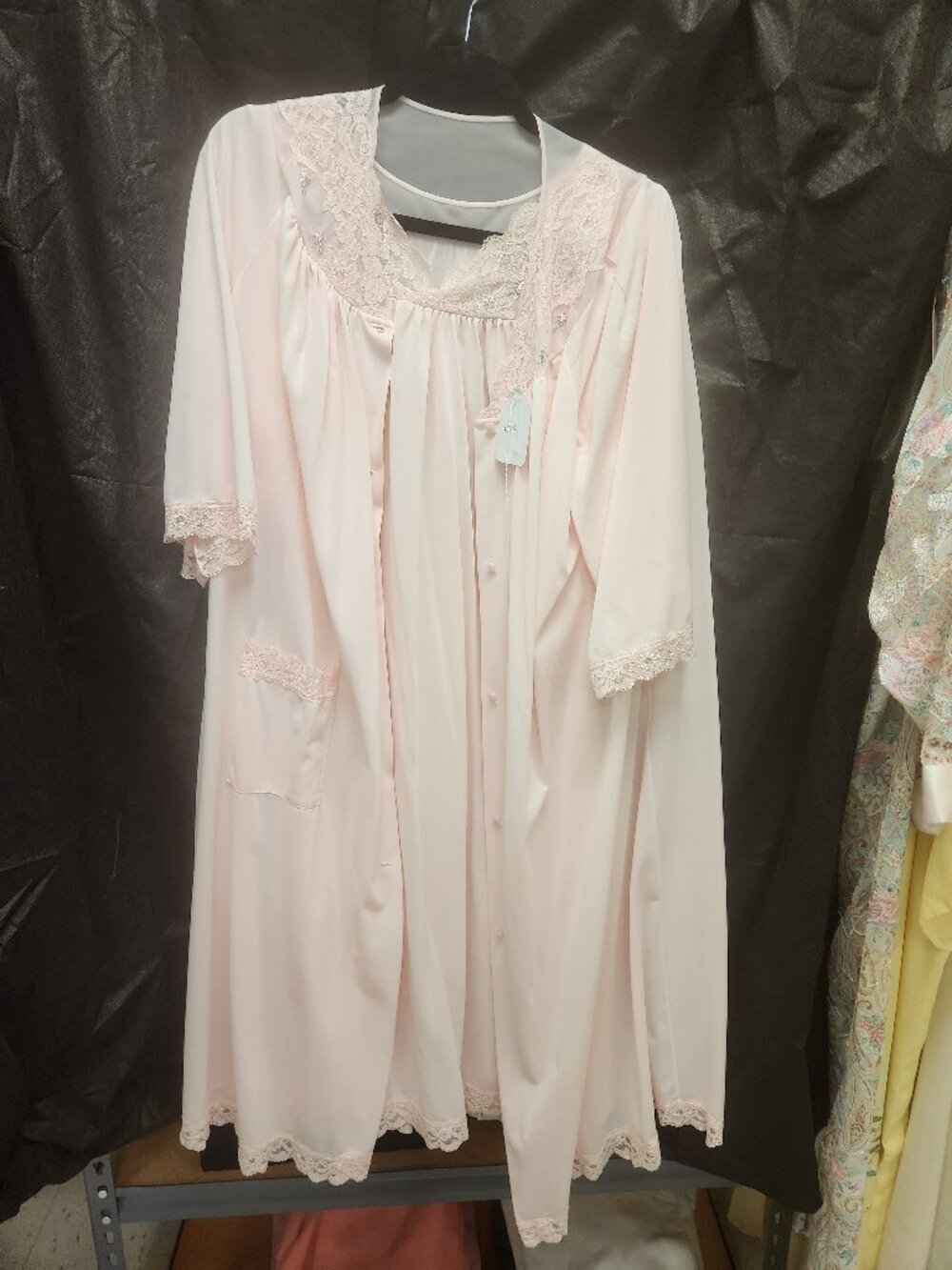 Pink Robe/ Gown Set - K-002